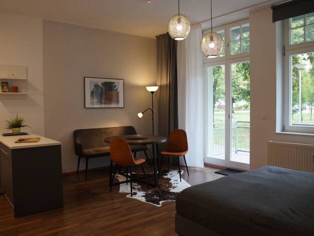 Studio zur Miete Wohnen auf Zeit 1.150 € 1 Zimmer 48 m² frei ab sofort Stadtfeld West Magdeburg 39110