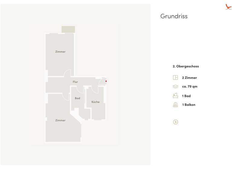 Wohnung zum Kauf 438.000 € 2 Zimmer 78,7 m² 2. Geschoss Neukölln Berlin 12059