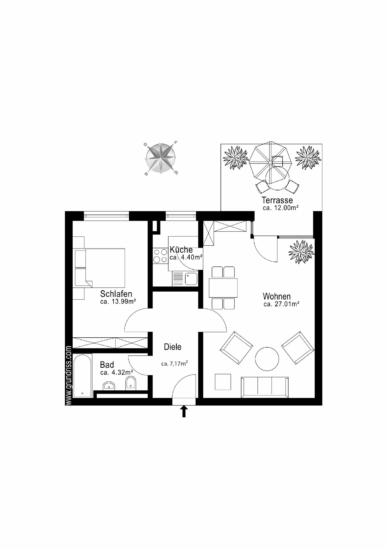 Wohnung zum Kauf 520.000 € 2 Zimmer 62,9 m²<br/>Wohnfläche St. Vinzenz München 80636