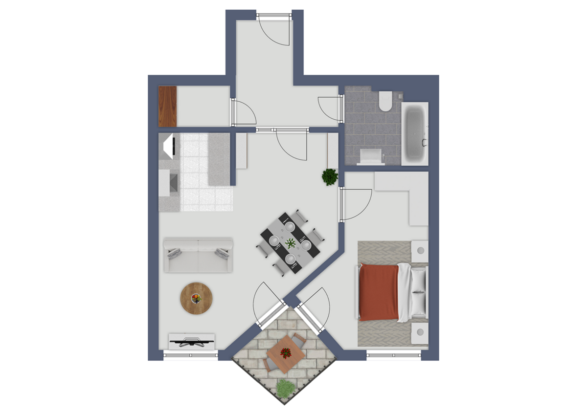 Wohnung zur Miete 900 € 2 Zimmer 54 m²<br/>Wohnfläche 1.<br/>Geschoss ab sofort<br/>Verfügbarkeit Oststraße 10b Markranstädt Markranstädt 04420