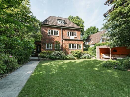 Einfamilienhaus zum Kauf provisionsfrei 1.750.000 € 5,5 Zimmer 152 m² 915 m² Grundstück Huusbarg 9 Volksdorf Wandsbek 22359