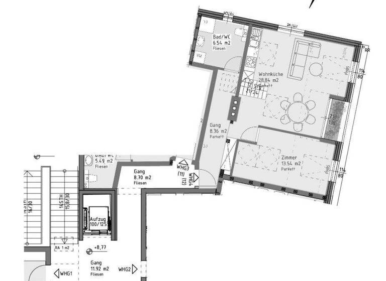 Wohnung zum Kauf 415.000 € 5 Zimmer 83,6 m² Bad Vöslau 2540