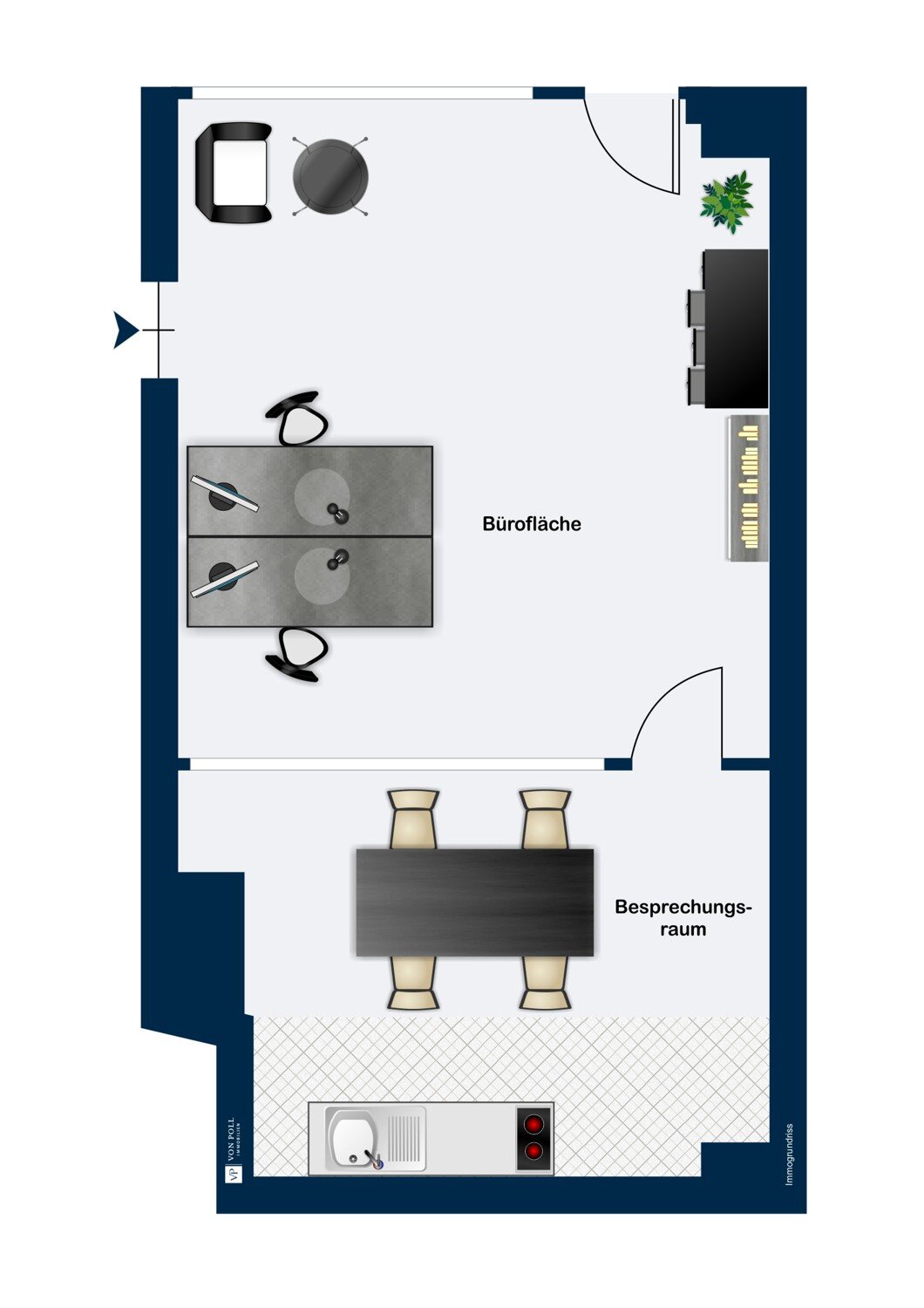 Bürofläche zur Miete 15,93 € 1 Zimmer 41,4 m²<br/>Bürofläche Donauwörth Donauwörth 86609