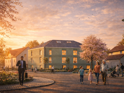 Maisonette zum Kauf - Erstbezug provisionsfrei als Kapitalanlage geeignet 415.000 € 2 Zimmer 42,5 m² Riemer Straße 354 Trudering-Riem München 81829