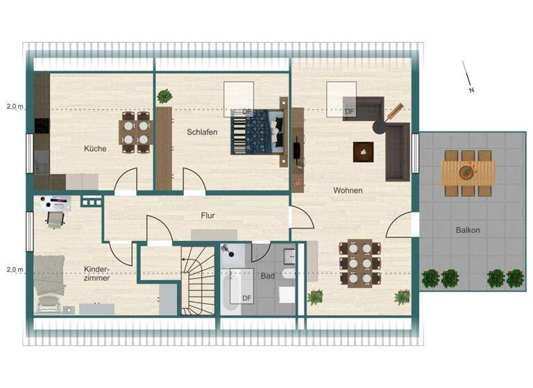 Wohnung zum Kauf 219.000 € 3 Zimmer 113 m² Kehlbach 56355