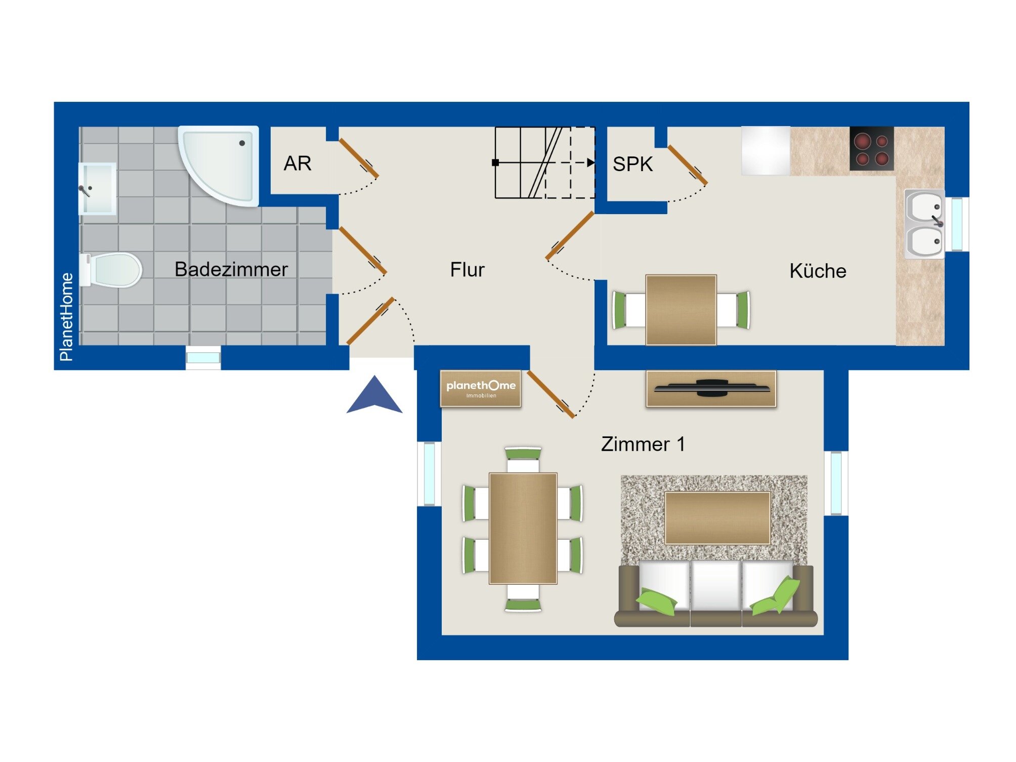 Reihenmittelhaus zum Kauf 169.000 € 4 Zimmer 85 m²<br/>Wohnfläche 421 m²<br/>Grundstück Barmstedt 25355