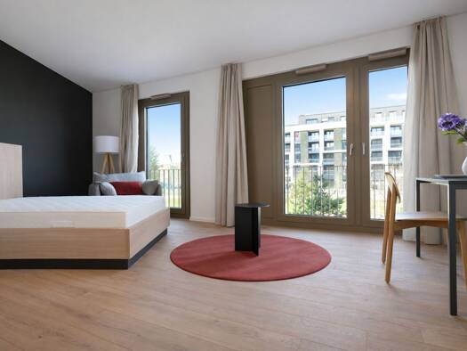 Wohnung zur Miete 1.040 € 1 Zimmer 32 m² Lenore-Volz-Straße 11 Bad Cannstatt Stuttgart 70372