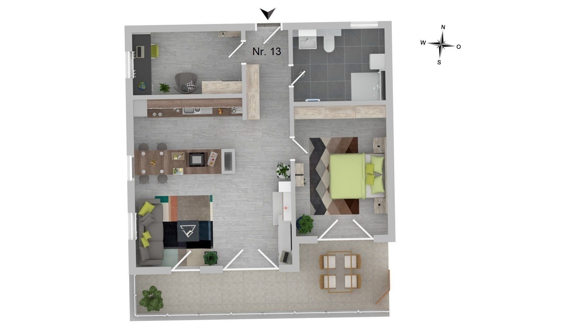 Penthouse zum Kauf provisionsfrei 378.800 € 2,5 Zimmer 72,2 m²<br/>Wohnfläche 3.<br/>Geschoss Mallersdorf Mallersdorf-Pfaffenberg 84066