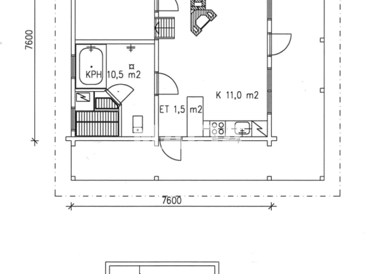Haus zum Kauf 140.000 € 3 Zimmer 52 m² 13.700 m² Grundstück Yliniementie 25 Sodankylä 97370
