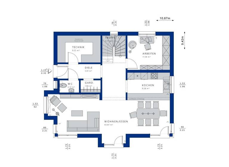 Haus zum Kauf provisionsfrei 689.655 € 5 Zimmer 165 m² 522 m² Grundstück Bad Salzig Boppard 56154