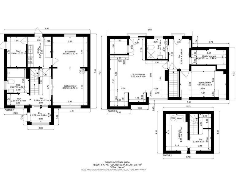 Doppelhaushälfte zum Kauf 199.000 € 3 Zimmer 106 m² 1.024 m² Grundstück Bad Schwartau 23611
