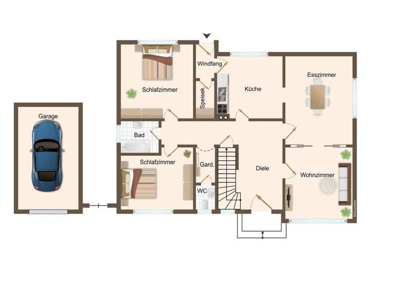 Haus zum Kauf 319.500 € 6 Zimmer 163 m² 924 m² Grundstück Lohne 49393