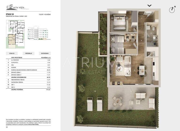 Wohnung zum Kauf 296.000 € 3 Zimmer Seget 21220