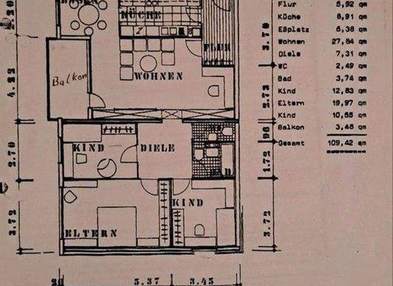 Wohnung zum Kauf provisionsfrei 189.000 € 5 Zimmer 110 m² 4. Geschoss Max-Planck-Str.4 Steinrausch Saarlouis 66740