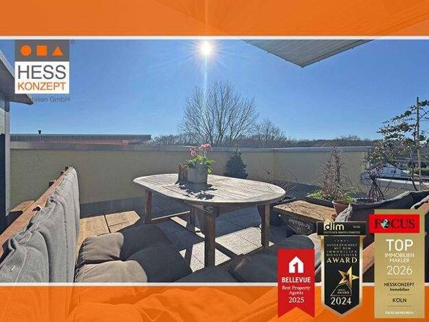 Penthouse zum Kauf 335.000 € 3 Zimmer 83 m² 4. Geschoss frei ab 15.08.2026 Hermülheim Hürth 50354