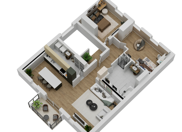 Wohnung zum Kauf - Erstbezug provisionsfrei 283.500 € 2 Zimmer 83,3 m² frei ab 01.01.2027 Ötzingen 56244