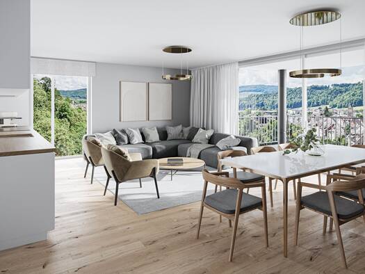 Wohnung zum Kauf - Neubau provisionsfrei 509.000 € 2,5 Zimmer 86,6 m² 2. Geschoss frei ab sofort Säckinger Straße 9 Laufenburg Laufenburg (Baden) 79725