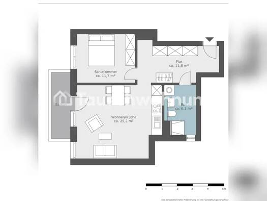 Wohnung zur Miete Tauschwohnung 913 € 2 Zimmer 60 m² Babelsberg Nord Potsdam 14482