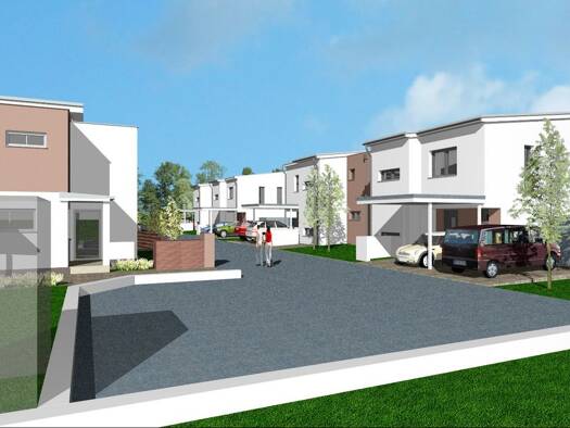 Reihenmittelhaus zur Miete - Erstbezug 1.543 € 4 Zimmer 109,7 m² 287 m² Grundstück Obere Hauptstraße 122 Gols 7122