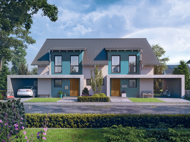 Doppelhaushälfte zum Kauf - Erstbezug provisionsfrei 1.095.000 € 5 Zimmer 130 m² 280 m² Grundstück frei ab 28.02.2026 Trudering-Riem München 81825