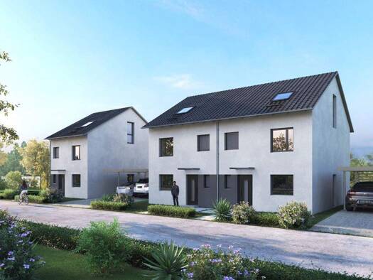 Doppelhaushälfte zum Kauf - Erstbezug provisionsfrei 538.000 € 5 Zimmer 131 m² 280 m² Grundstück Rußheim Dettenheim / Rußheim 76706