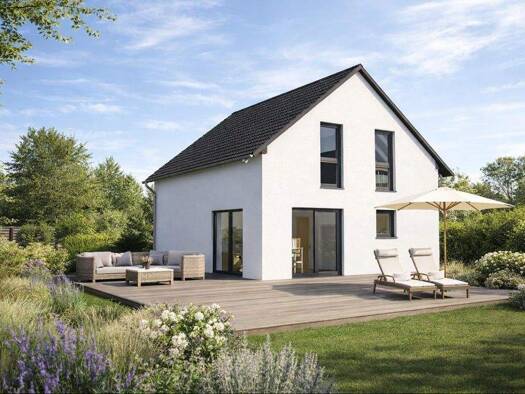 Einfamilienhaus zum Kauf - Erstbezug 403.550 € 4 Zimmer 110 m² 743 m² Grundstück Straße des Friedens 15 B Hohenweiden Schkopau-Hohenweiden 06258