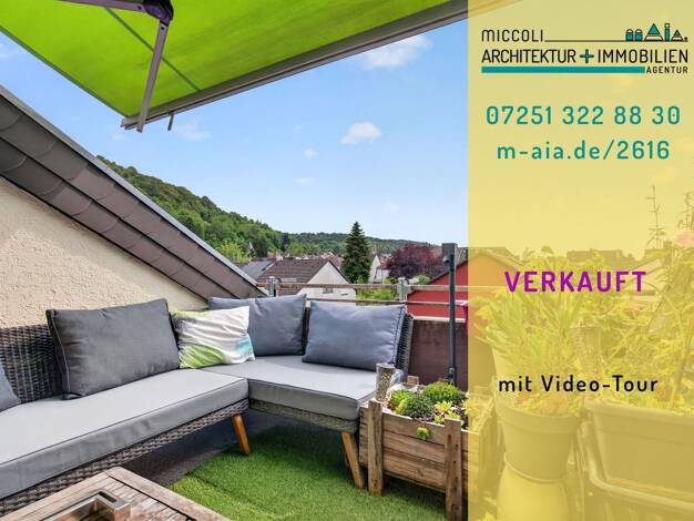 Wohnung zum Kauf provisionsfrei 235.000 € 3 Zimmer 66,9 m² 2. Geschoss Untergrombach Bruchsal 76646