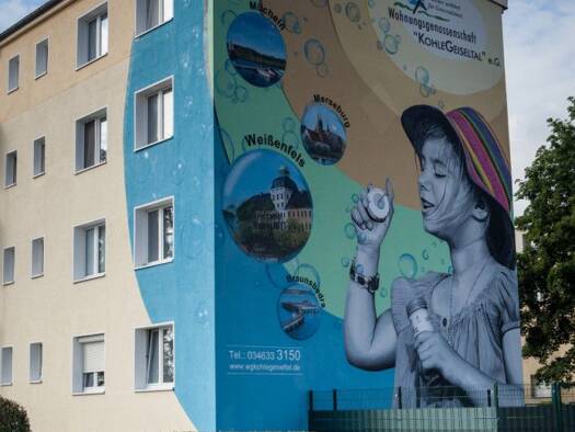 Wohnung zur Miete 306 € 2 Zimmer 47 m² 3. Geschoss Burgwerbener Straße (Weißenf.) 18 A Weißenfels Weißenfels 06667