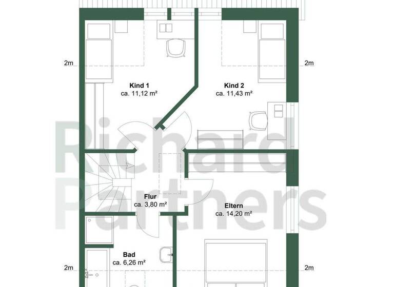 Doppelhaushälfte zum Kauf 299.000 € 5 Zimmer 98 m² 369 m² Grundstück frei ab 01.03.2026 Twistringen 27239