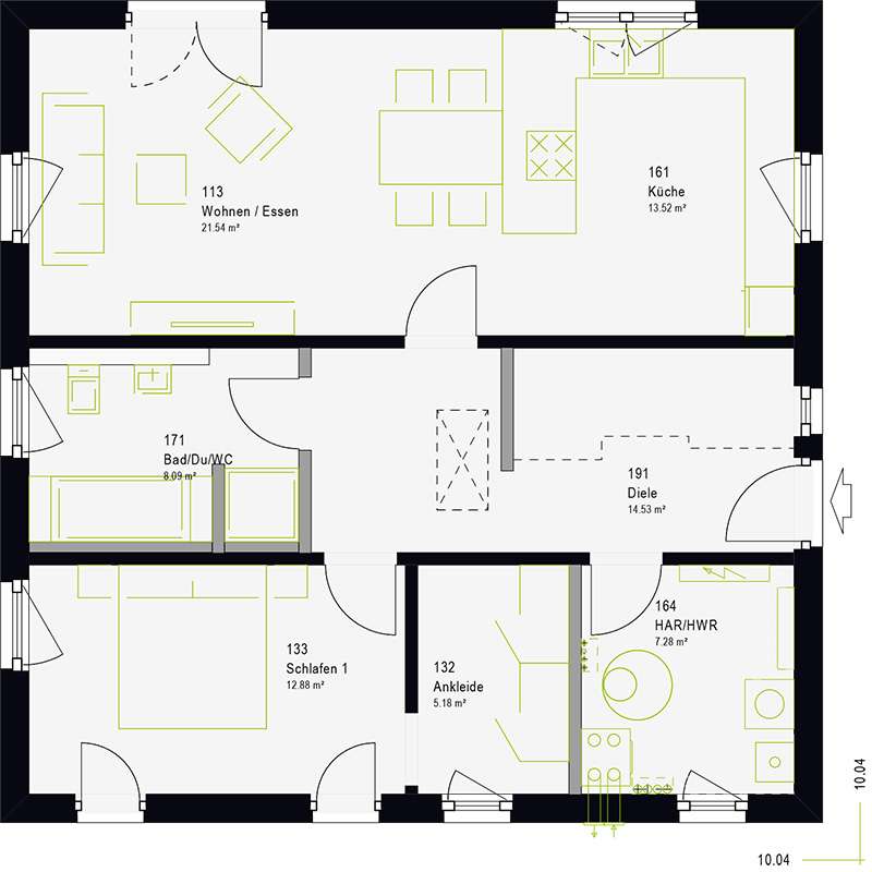 Bungalow zum Kauf provisionsfrei 210.000 € 2 Zimmer 83 m²<br/>Wohnfläche 500 m²<br/>Grundstück Sohren 55487