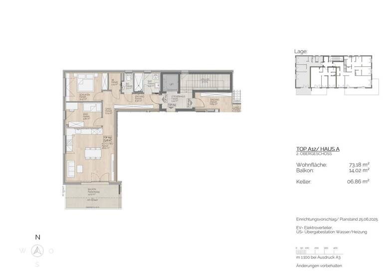 Wohnung zum Kauf 634.000 € 3 Zimmer 73,2 m² St. Lorenz 5310