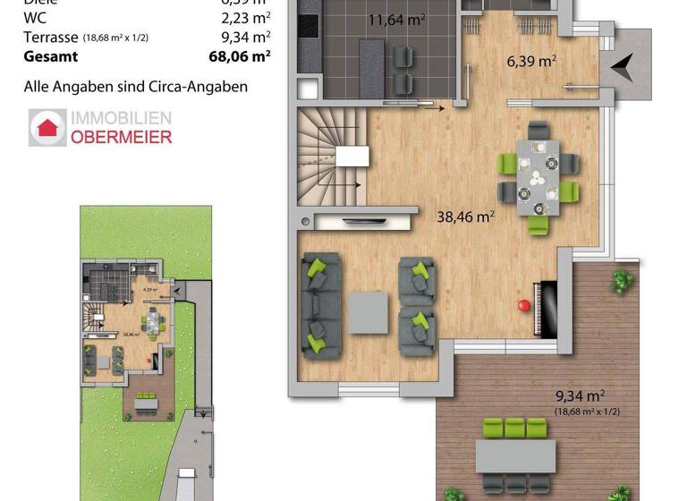 Doppelhaushälfte zum Kauf 1.180.000 € 5 Zimmer 153 m² 386 m² Grundstück Arget Sauerlach 82054