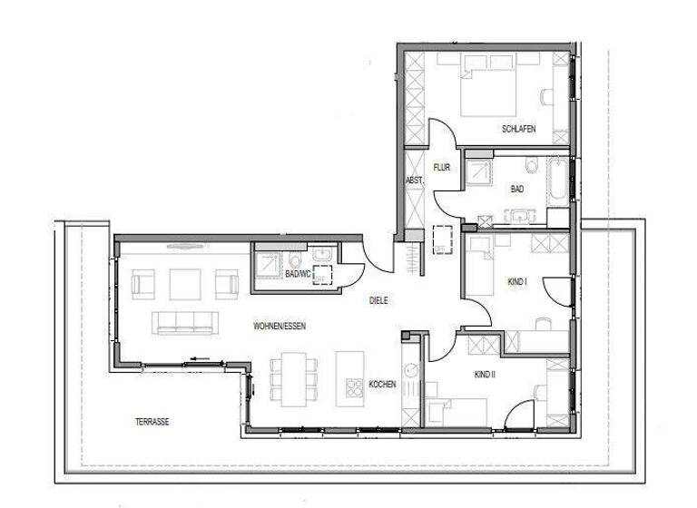 Wohnung zum Kauf 499.000 € 4 Zimmer 121 m² Scheuern Gernsbach 76593
