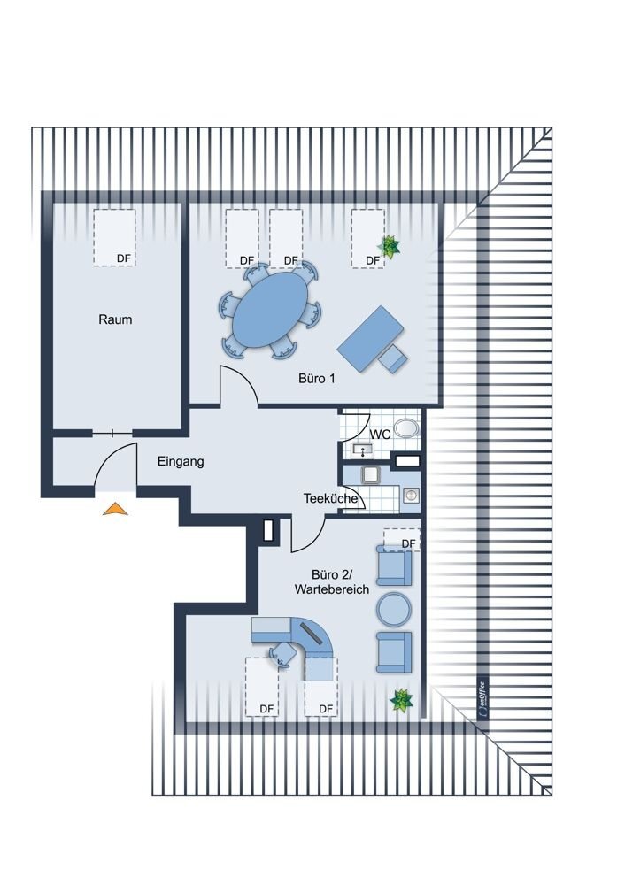 Bürokomplex zur Miete 319 € 49 m²<br/>Bürofläche Am Wasserturm Mönchengladbach 41061