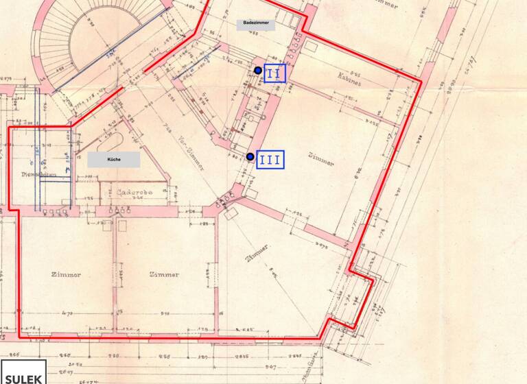 Wohnung zur Miete 3.250 € 5,5 Zimmer 217,6 m² 2. Geschoss Wien 1020