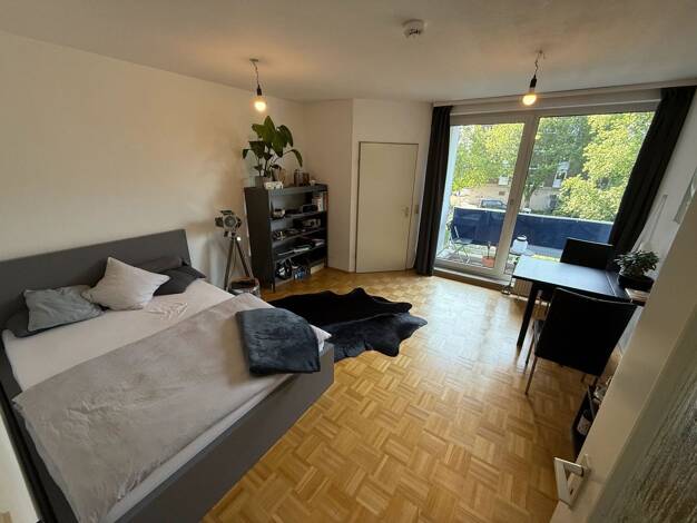 Wohnung zur Miete 460 € 1 Zimmer 26,5 m² 2. Geschoss Ernst-Wilhelm-Nay-Str. 19 Lindenthal Köln 50935