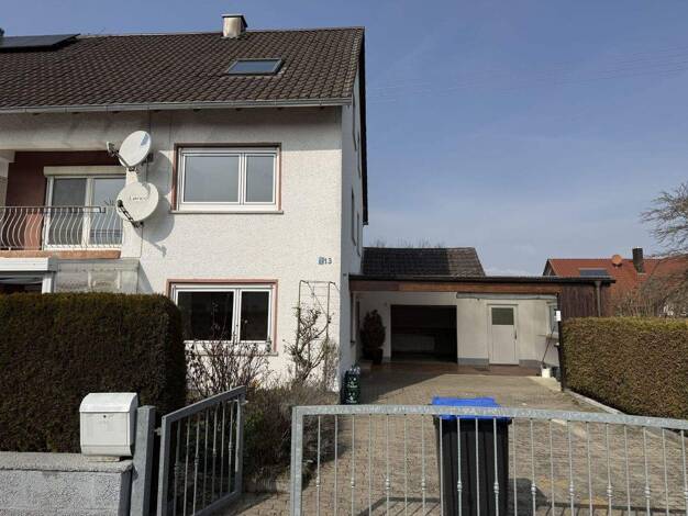 Doppelhaushälfte zum Kauf 310.000 € 7 Zimmer 125 m² 317 m² Grundstück Kissendorf Bibertal 89346