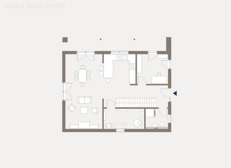 Villa zum Kauf provisionsfrei 395.269 € 6 Zimmer 196,3 m² 538 m² Grundstück Rheinböllen 55494