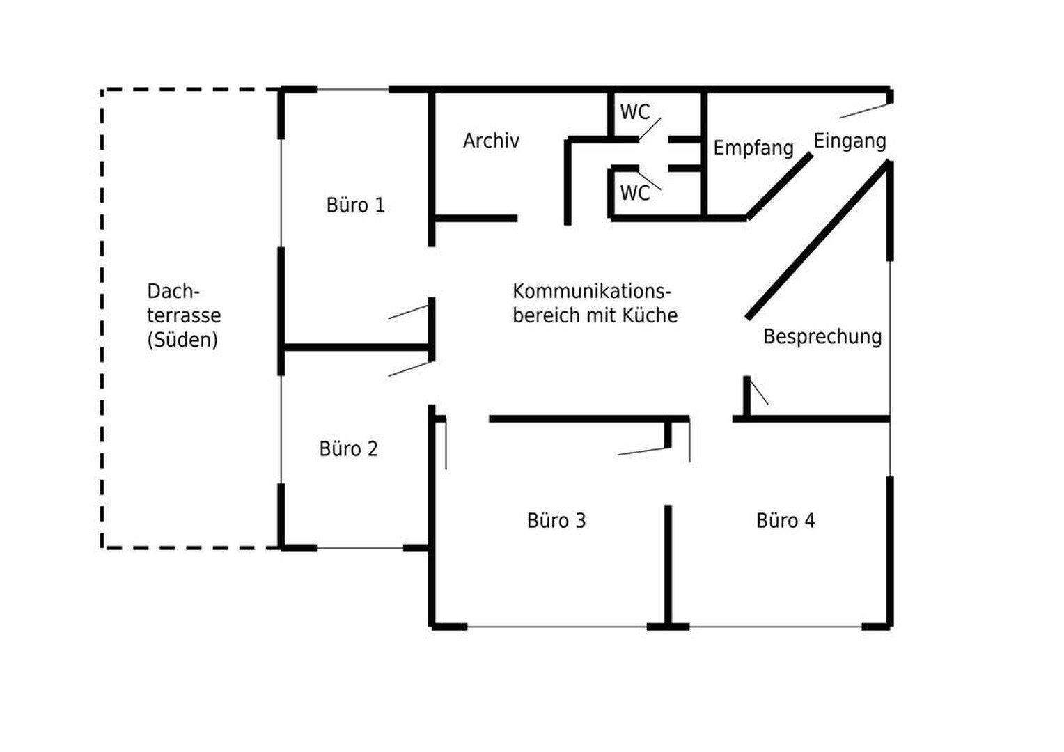 Bürofläche zur Miete provisionsfrei 1.420 € 180 m²<br/>Bürofläche Herrenberg Herrenberg 71083