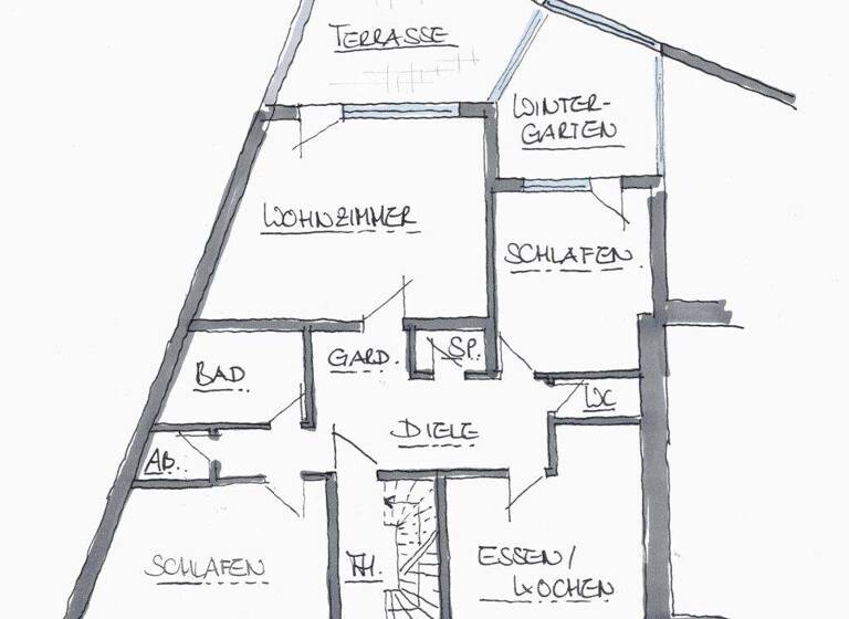 Wohnung zum Kauf 169.000 € 3 Zimmer 145 m² Klausen 54524