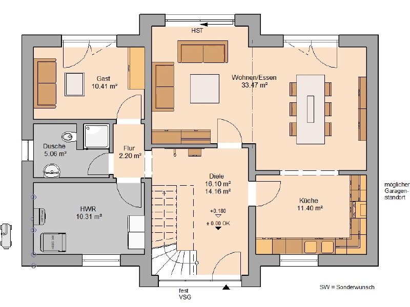 Einfamilienhaus zum Kauf 605.800 € 6 Zimmer 157 m² 510 m² Grundstück Heuchlingen Heuchlingen 73572