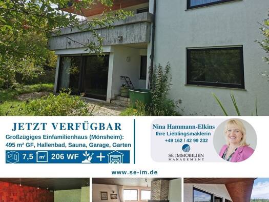 Haus zum Kauf 499.000 € 7,5 Zimmer 206 m² 495 m² Grundstück Mönsheim 71297