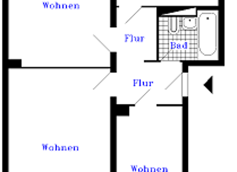 Wohnung zur Miete 430 € 3 Zimmer 55,7 m²<br/>Wohnfläche 3.<br/>Geschoss 01.09.2025<br/>Verfügbarkeit Geschwister-Scholl-Straße 37 Prenzlau Prenzlau 17291