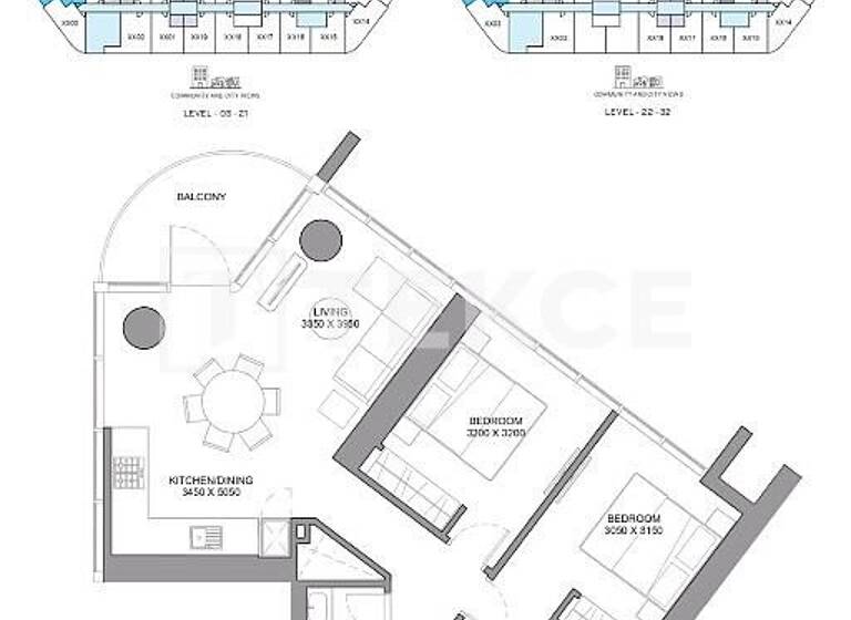 Studio zum Kauf 250.000 € 2 Zimmer 50 m² 1. Geschoss Dubai