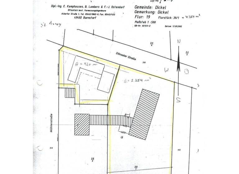 Bürogebäude zum Kauf provisionsfrei 520.000 € 647 m² Bürofläche Dönseler Straße 4 Dickel 49453