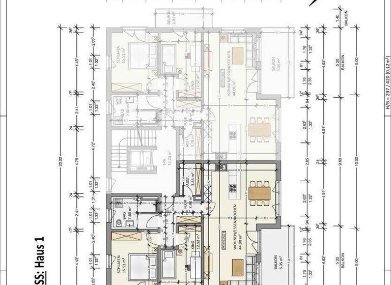 Wohnung zur Miete 1.720 € 3 Zimmer 101 m² 2. Geschoss Maistraße 6 Penzberg 82377