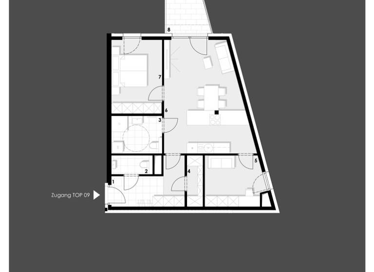 Wohnung zum Kauf - Erstbezug 474.900 € 3 Zimmer 68,7 m² EG Stoffellagasse Wien 1020