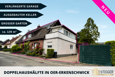 Doppelhaushälfte zum Kauf 329.000 € 6 Zimmer 203 m² 526 m² Grundstück Groß-Erkenschwick Oer-Erkenschwick 45739