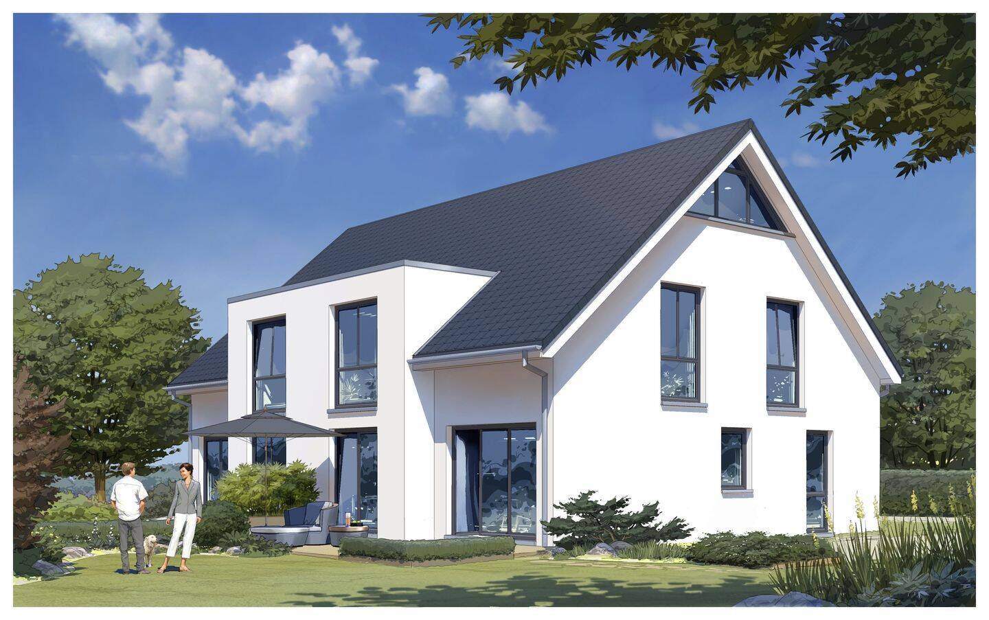 Immobilie in Langwedel - Moderne Doppelhäuser "ESPRIT (plus)" im Wacholderweg - bevorstehender Baubeginn - Bild 0