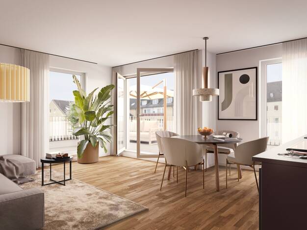 Wohnung zum Kauf - Neubau 799.000 € 2,5 Zimmer 59,4 m² 4. Geschoss frei ab sofort Marbachstraße 11 Sendling-Westpark München 81369